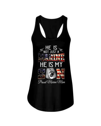 He Is Marine And My Son Limited Classic T_Shirt - Ladies Flowy Tank - Ladies Tee