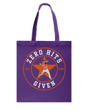 Zero Hits Given Tote Bag - Guys Tee - Basketweave Tote Bag