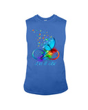 Let It Be Coloful Butterfly Limited Classic T-Shirt - Guys Tee - Unisex Long Sleeve