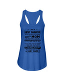 January Girl - Lucky Daughter Was Raised By Awesome Mom T-Shirt - Ladies Flowy Tank - Ladies Tee