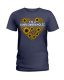 I'm A Sunfloweraholic Limited Classic T-Shirt - Hoodie - Ladies Tee