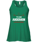 Team Anderson Lifetime Member T-Shirt - Ladies Flowy Tank - Guys V-Neck