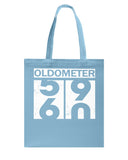 Oldometer 59 60 Tote Bag - Guys Tee - Basketweave Tote Bag