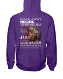 July Man Has Anger Issues And Serious Dislike For Stupid People - Hoodie - Guys V-Neck