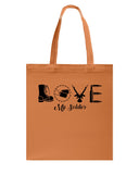 Veteran- Love My Soldier Limited Classic T-Shirt - Guys V-Neck - Basketweave Tote Bag