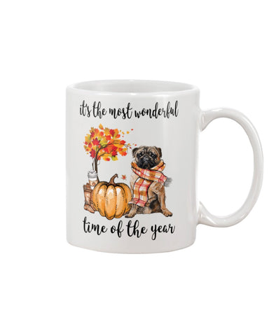 The Most Wonderful Time - Pug Limited Classic T-Shirt - Mug