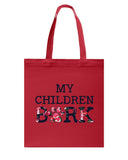 Dog Footprint- My Children Bark Limited Classic T-Shirt - Unisex Long Sleeve - Basketweave Tote Bag