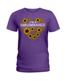 I'm A Sunfloweraholic Limited Classic T-Shirt - Hoodie - Ladies Tee