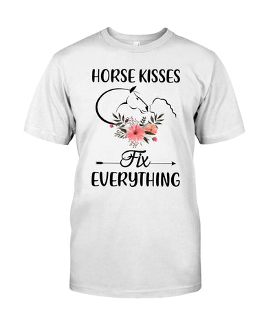 Horse Kisses Fix Everything - Guys Tee - Sweatshirt