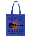 Free My Sould In Your Rock And Roll Limited Classic T-Shirt - Guys V-Neck - Basketweave Tote Bag