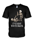 Skeleton- I've Got Your Back Limited Classic T- Shirt - Hoodie - Guys V-Neck