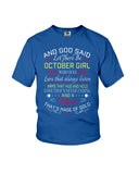 October Girl - Heart Is Made Of Gold T-Shirt - Youth Tee - Ladies Tee