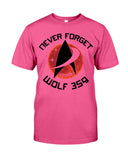 Never Forget Wolf 359 - Guys Tee - Basketweave Tote Bag