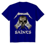 New Orleans Saints - Metallica T-Shirt - Youth Tee - Ladies V-Neck