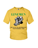 Football - Linemen Limited Classic T-Shirt - Ladies Flowy Tank - Youth Tee