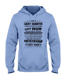 January Girl - Lucky Daughter Was Raised By Awesome Mom T-Shirt - Hoodie - Guys V-Neck