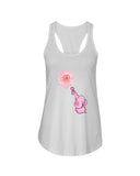 A Pink Elephant Beside Pink Flower  Limited Classic T-Shirt - Ladies Flowy Tank - Youth Tee