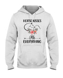 Horse Kisses Fix Everything - Hoodie - Ladies Tee