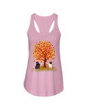 Pug Under Autumn Tree Tote Bag - Sweatshirt - Ladies Flowy Tank