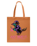 Just Beat It- Breast Cancer Awareness Limited Classic T- Shirt - Guys V-Neck - Basketweave Tote Bag