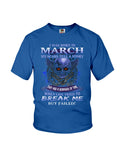 Life Failed To Break A March Girl Tote Bag - Unisex Tank Top - Youth Tee