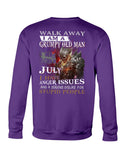 July Man Has Anger Issues And Serious Dislike For Stupid People - Sweatshirt - Unisex Tank Top