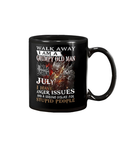 July Man Has Anger Issues And Serious Dislike For Stupid People - Mug