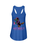 Just Beat It- Breast Cancer Awareness Limited Classic T- Shirt - Ladies Flowy Tank - Youth Tee