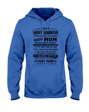 January Girl - Lucky Daughter Was Raised By Awesome Mom T-Shirt - Hoodie - Guys V-Neck