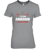 Team Anderson Lifetime Member T-Shirt - Guys Tee - Ladies Tee