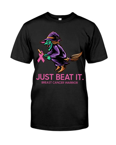 Just Beat It- Breast Cancer Awareness Limited Classic T- Shirt - Guys Tee - Unisex Long Sleeve