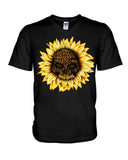 Scary Leopard Skull For Halloween T-Shirt - Ladies Tee - Guys V-Neck