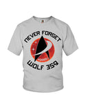 Never Forget Wolf 359 - Youth Tee - Ladies Tee