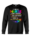 I Am A Nurse Tote Bag - Unisex Long Sleeve - Sweatshirt