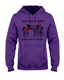 Cows Make Me Happy Tote Bag - Hoodie - Guys V-Neck