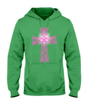 Breast Cancer Cross T-Shirt - Ladies Tee - Hoodie