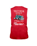 Trucker Fighting The Forces Of Stupid Everyday Limited Classic T-Shirt - Guys Tee - Unisex Long Sleeve