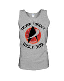 Never Forget Wolf 359 - Unisex Tank Top - Ladies Flowy Tank