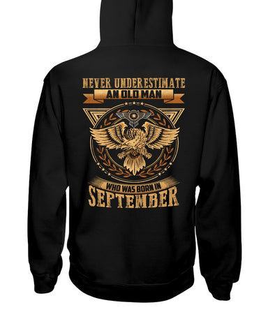 Never Underestimate A September Man T-Shirt - Hoodie - Guys V-Neck