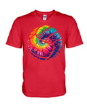 Tie Dye Volleyball T-Shirt - Guys V-Neck