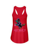 Just Beat It- Breast Cancer Awareness Limited Classic T- Shirt - Ladies Flowy Tank - Youth Tee