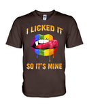 I Licked It So It's Mine Limited Classic T-Shirt - Hoodie - Guys V-Neck