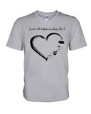 Just A Nebreska Girl Limited Classic T-Shirt - Guys V-Neck - Mug