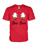 Wine Boo Bees  T-Shirt - Hoodie - Guys V-Neck