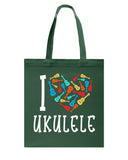 I Love Ukulele Limited Classic T-Shirt - Hoodie - Basketweave Tote Bag