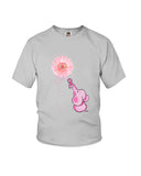 A Pink Elephant Beside Pink Flower  Limited Classic T-Shirt - Ladies Flowy Tank - Youth Tee