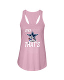 Zeke Dallas Cowboys Who? That's Who! T-Shirt - Ladies Flowy Tank - Youth Tee