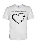 Just A Nebreska Girl Limited Classic T-Shirt - Guys V-Neck - Mug