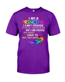 I Am A Principal Tote Bag - Guys Tee - Basketweave Tote Bag