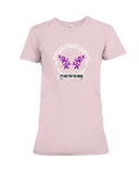 Domestic Violence Warrior Butterfly Tote Bag - Youth Tee - Ladies Tee